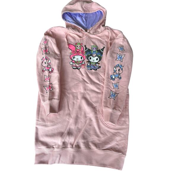tokidoki x Hello Kitty and Friends Garden Party Dress Hoodie Size Small - Picture 1 of 4